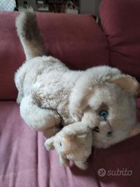 Peluche gatto bianco 