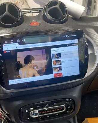 AUTORADIO/STEREO 2 DIN DEDICATO PER SMART 453 9 PO