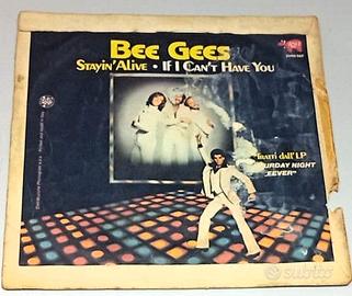 Vinile 45 giri Bee Gees Stayin 'Alive