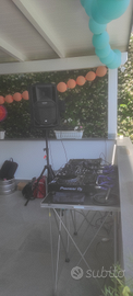 Dj set e noleggio impianto audio
