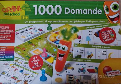 Gioco carotina 1000 domande Lisciani