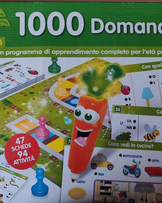 Gioco carotina 1000 domande Lisciani