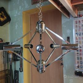 Atomic design 70s raro lampadario Sciolari