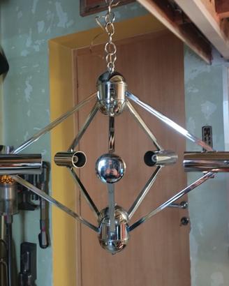Atomic design 70s raro lampadario Sciolari