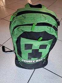 ZAINO  SCUOLA  MINECRAFT