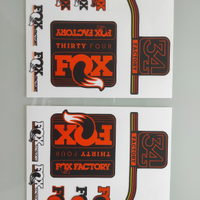Adesivi per forcella ed ammortizzatore Fox