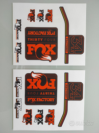 Adesivi per forcella ed ammortizzatore Fox