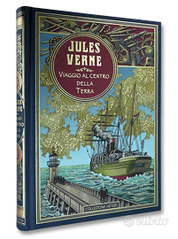 LIBRO JULES VERNE: Viaggio al centro della terra