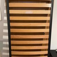 DOGHE IN LEGNO CON TELAIO IN METALLO LETTO SINGOLO