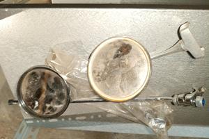 specchietto specchio cromato sinistro vespa lambre