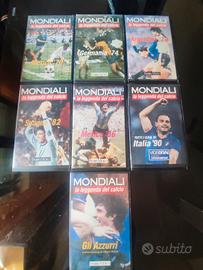 Videocassette VHS Mondiali di Calcio
