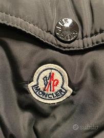 Piumino monclear nero tg xl