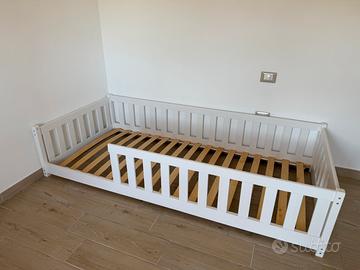 Letto a terra Montessori 95x205x42cm + materasso