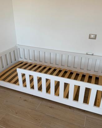 Letto a terra Montessori 95x205x42cm + materasso