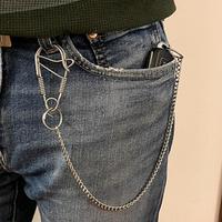 Catena Portafoglio Portachiavi + Moschettone biker