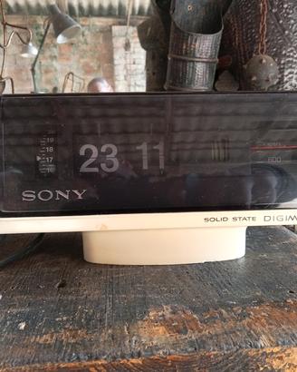 radio sveglia sony design 