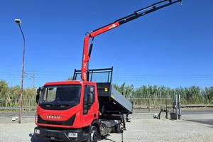 IVECO EUROCARGO 75 80E19 E6 GRU + RIBALTABILE