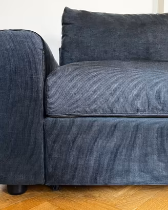 VIMLE Ikea, divano letto 2 posti, braccioli larghi