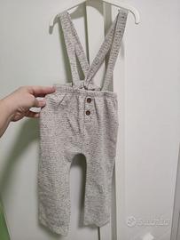 Salopette pantalone con bretelle bambino 3 anni 36