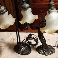 vintage lampade lettura in bronzo