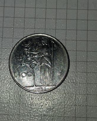 Moneta rara 100 lire 1983