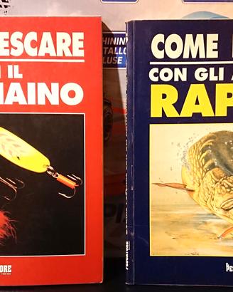 Pesca:  libri, itinerari, manuali.
