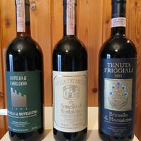 Selezione Montalcino bottiglie da collezione