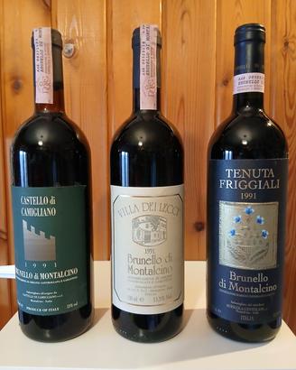 Selezione Montalcino bottiglie da collezione