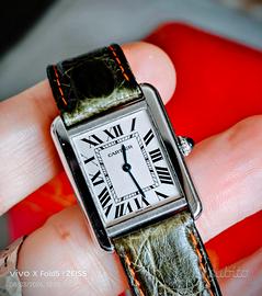 cartier tank Ref 2716 con box orig.revis.fatta 