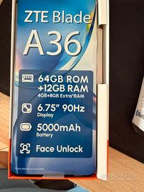 Cellulare ZTE Blade A36 + Cuffie Bluetooth
