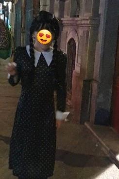  vestito Halloween  di Mercoledì Addams
