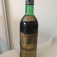Antica bottiglia da collezione Bonarda anno 1967