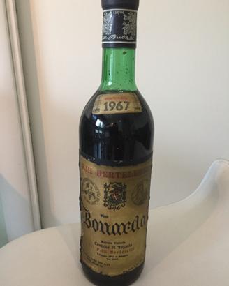 Antica bottiglia da collezione Bonarda anno 1967