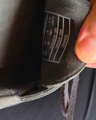 mocassini Sebago tg 41.5 grigio