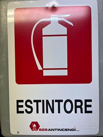 Cartello segnaletico Estintore