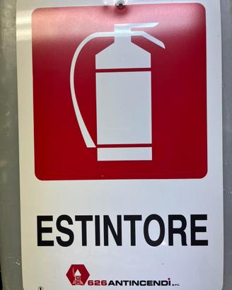Cartello segnaletico Estintore