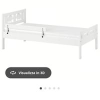 LETTO KRITTER + MATERASSO NUOVO