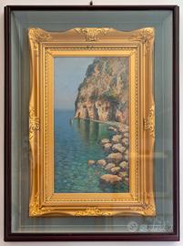 Olio su tela - ACQUA TRASPARENTE di Mario Irace