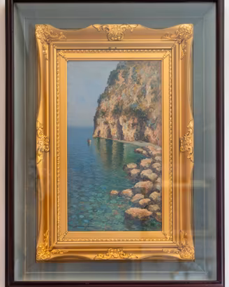 Olio su tela - ACQUA TRASPARENTE di Mario Irace