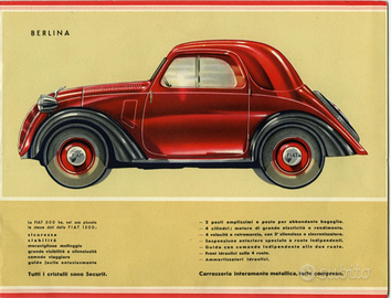 Visiono fiat 500 topolino A-B-C