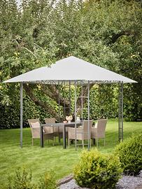 Gazebo FAABORG P3xL3xH2,65 m bianco


(