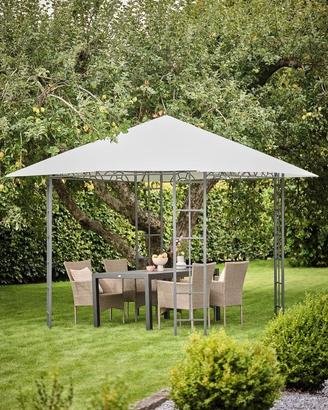 Gazebo FAABORG P3xL3xH2,65 m bianco


(