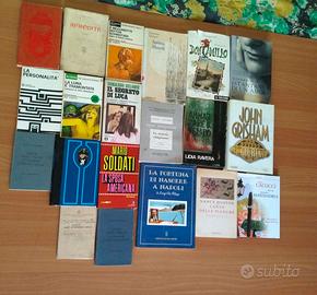 libri di vario genere, romanzi, narrativa, thrille