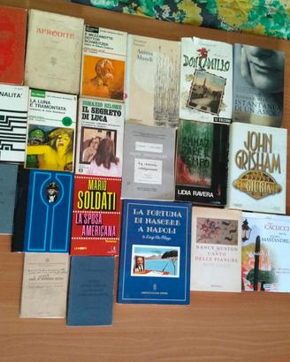 libri di vario genere, romanzi, narrativa, thrille