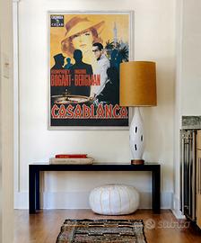 Locandina incorniciata del film “Casablanca”