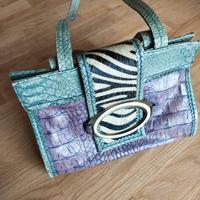 Redwall borsa pelle finto coccodrillo 