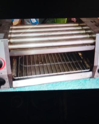 fornetto con rulli in acciaio inox 