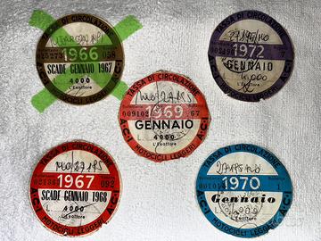 Bollo ACI originale per motocicli vintage