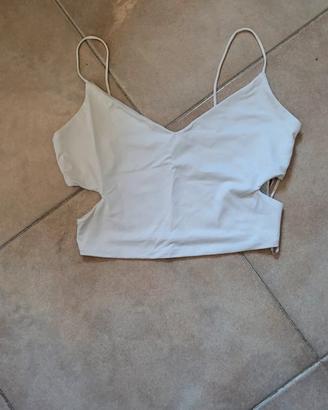 Top Bianco Basic Calliope -Taglia S
