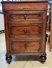 MOBILETTO DA MACELLAIO IN ROVERE ANTICO